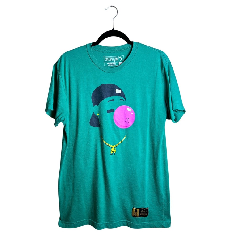 Baseballism Ken Griffey Jr T-Shirt Men's L Green Blokecore Streetwear Tee